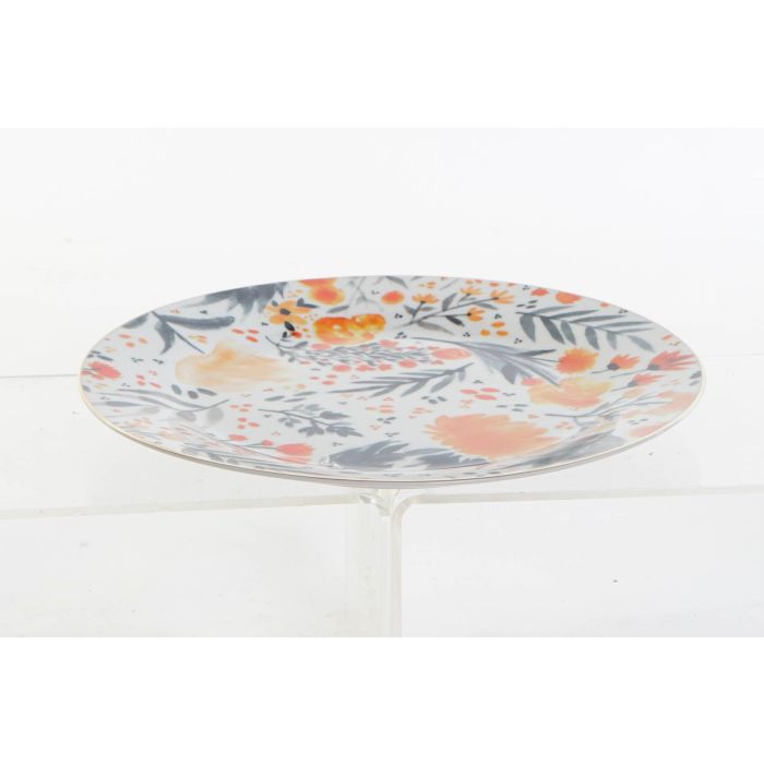 DKD Home Decor Plato Shabby de Porcelana con flores, Multicolor Azul, 27 cm, Juego de 12 Unidades, Apto Microondas y Lavavajillas 1 DKD Home Decor Plato Shabby de Porcelana con flores, Multicolor Azul, 27 cm, Juego de 12 Unidades, Apto Microondas y Lavavajillas 1