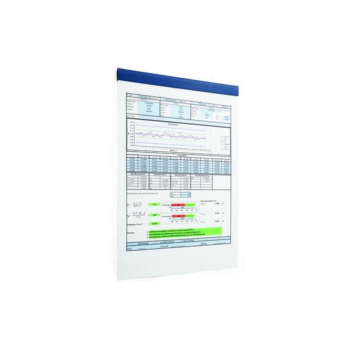 Pinza Magnetica Durable Durafix Rail 210X17 Mm. Azul Oscuro Bolsa De 5