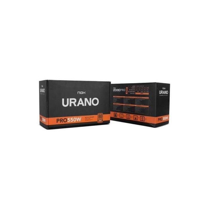 Fuente de Alimentación Nox Urano VX/ 550W/ Ventilador 12cm/ 80 Plus Bronze 4 Fuente de Alimentación Nox Urano VX/ 550W/ Ventilador 12cm/ 80 Plus Bronze 4