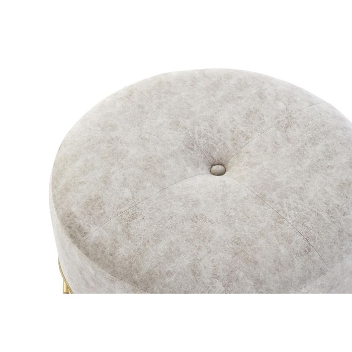 Reposapies Glam DKD Home Decor Beige Dorado 51 x 44.5 x 51 cm 1