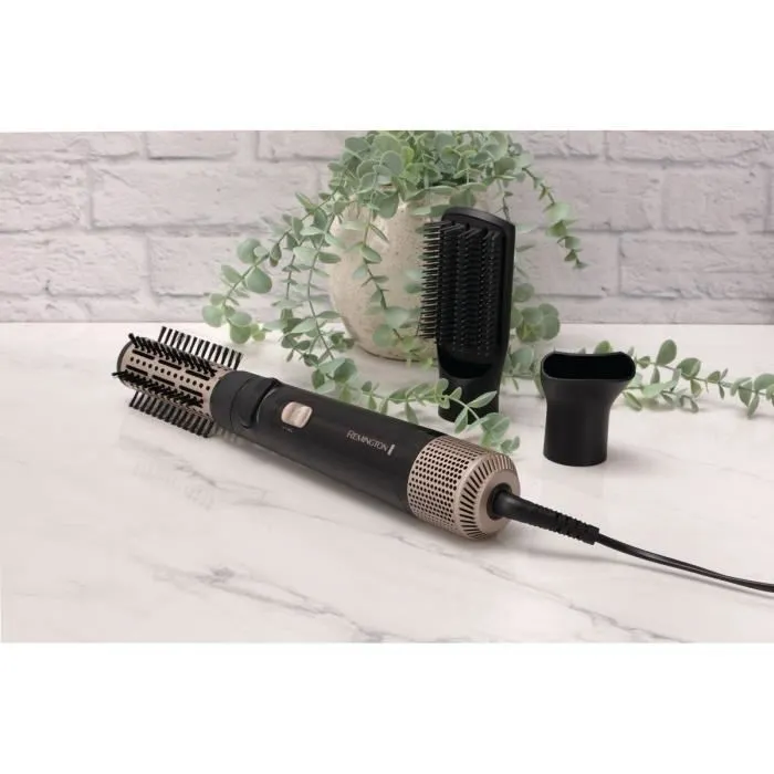 Remington REM5038061142235 Cepillo Soplador con Tecnología Iónica y 3 Accesorios: Cepillo 40 mm, Cepillo Plano y Concentrador 3