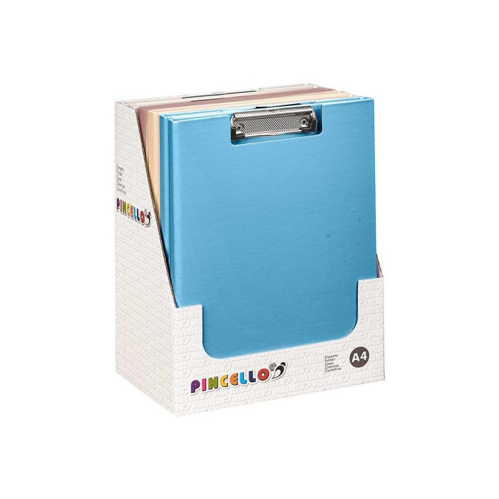 Carpeta A4 Tapa Sujetahojas Color Neutro Surtidos Pincello 23X32CM (36 Unidades) 2 Carpeta A4 Tapa Sujetahojas Color Neutro Surtidos Pincello 23X32CM (36 Unidades) 2