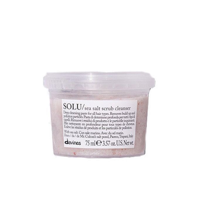 Davines Solu Sea Salt Scrub Exfoliante Purificante para Cuero Cabelludo 75 ml 1 Davines Solu Sea Salt Scrub Exfoliante Purificante para Cuero Cabelludo 75 ml 1
