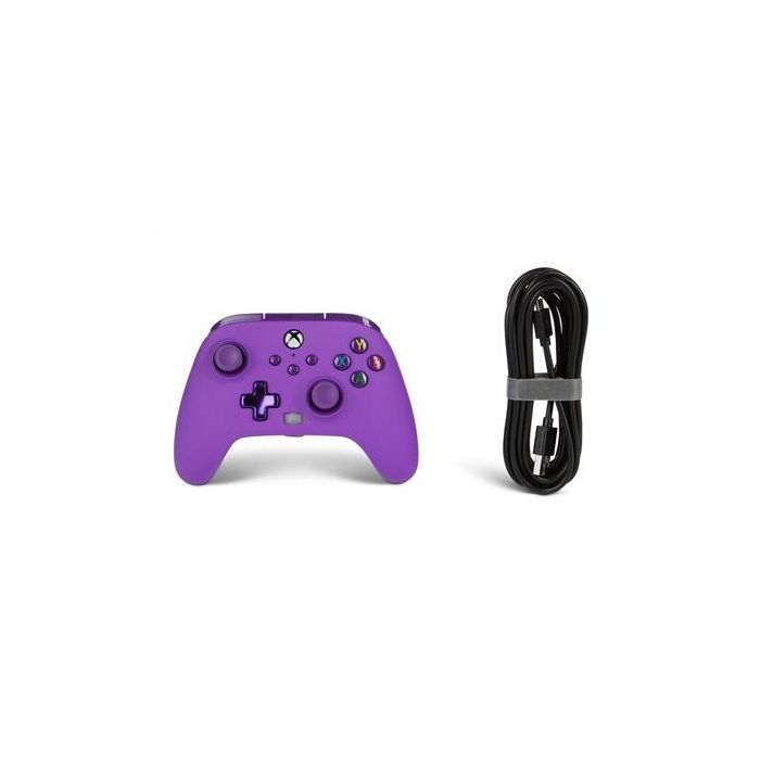 Power A 1521747-02 Mando con Cable Mejorado para Xbox Series X/S, Xbox One, Windows 10/11 - Morado Royal 7