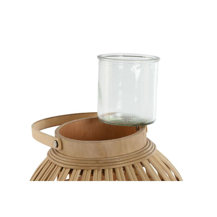 Portavela Tropical DKD Home Decor Marron Claro 22.5 x 30 x 22.5 cm 3 Portavela Tropical DKD Home Decor Marron Claro 22.5 x 30 x 22.5 cm 3