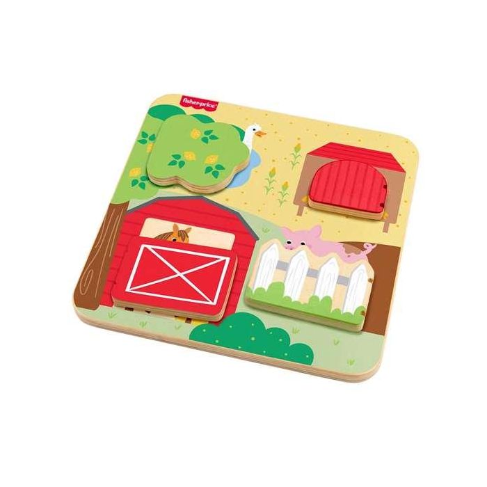 Juego madera animales cucu-trás 20x20x1,91 cm 4 Juego madera animales cucu-trás 20x20x1,91 cm 4