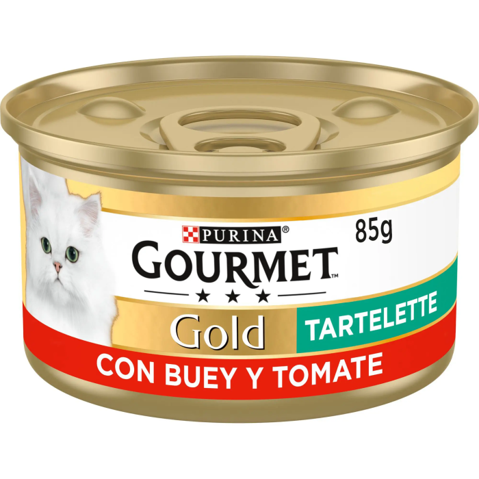 Purina Gourmet Gold Single Tartallette Buey Tomate 24x85 gr Purina Gourmet Gold Single Tartallette Buey Tomate 24x85 gr