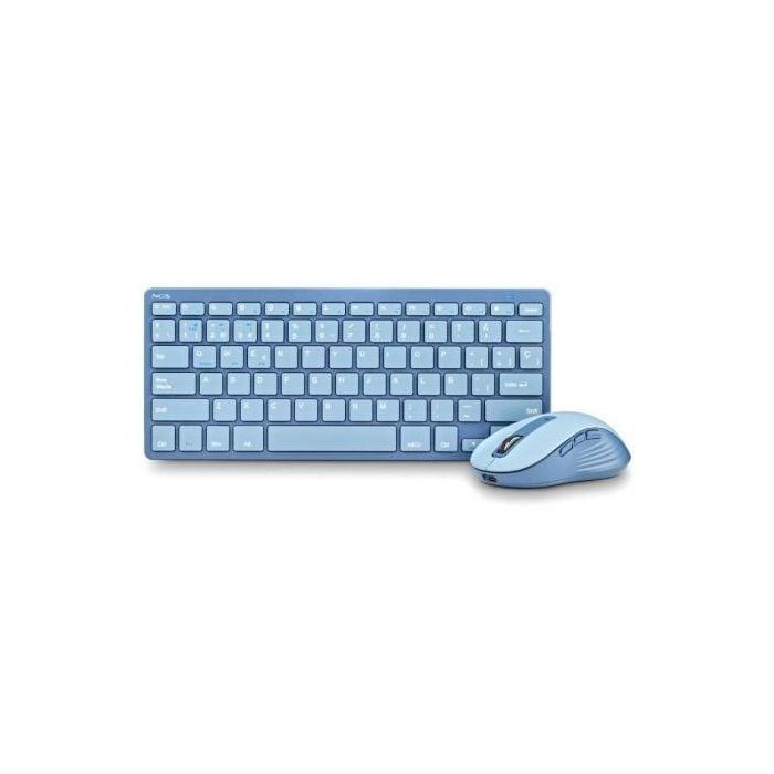 Teclado y Ratón NGS FANTASYKITBLUE Qwerty Español Azul Rosa 1 Teclado y Ratón NGS FANTASYKITBLUE Qwerty Español Azul Rosa 1
