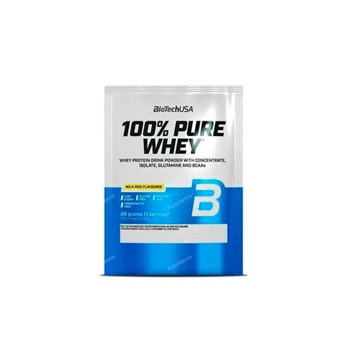 BIOTECHUSA 100% Pure Whey Arroz Con Leche - 28G Proteína de Suero