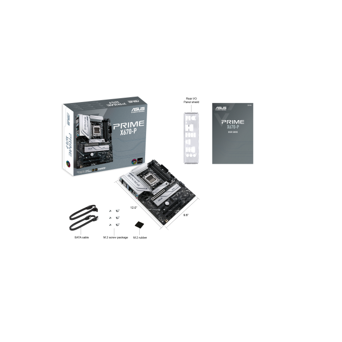 Placa Base Asus PRIME X670-P AMD AMD X670 AMD AM5 5 Placa Base Asus PRIME X670-P AMD AMD X670 AMD AM5 5