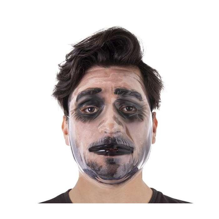 1/2 transparent pvc mask 1/2 transparent pvc mask