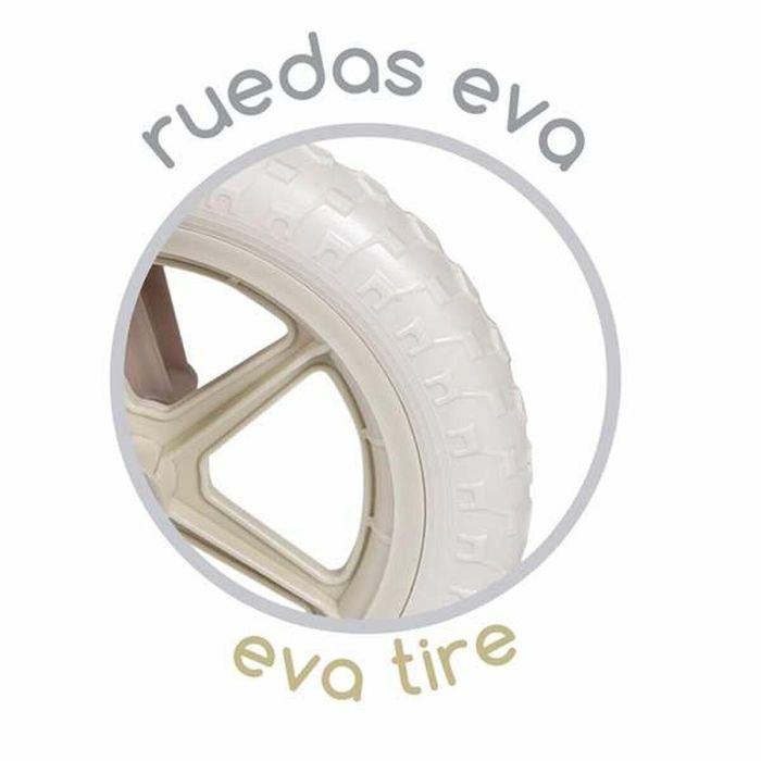 Bicicleta sin pedales Coco con ruedas de EVA antipinchazos, sillín regulable en altura y bolso. Perfecta para niños de 3 años, ruedas de 10 pulgadas. 3 Bicicleta sin pedales Coco con ruedas de EVA antipinchazos, sillín regulable en altura y bolso. Perfecta para niños de 3 años, ruedas de 10 pulgadas. 3