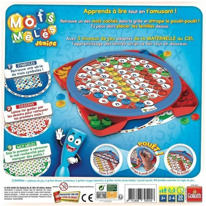 Juego de Mesa Goliath Mots Mêlés Junior (FR) Rojo (Francés) (1 Pieza) 2