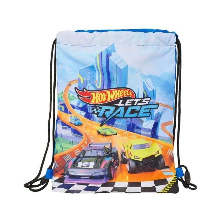 Bolsa Mochila con Cuerdas Hot Wheels Let's race Azul Negro 26 x 34 x 1 cm 0 Bolsa Mochila con Cuerdas Hot Wheels Let's race Azul Negro 26 x 34 x 1 cm 0
