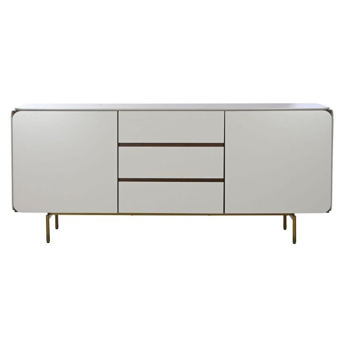 Buffet Moderno DKD Home Decor Blanco Marron 41.5 x 80 x 183 cm 1