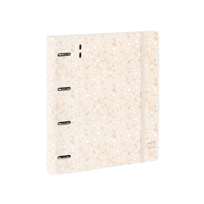 Safta Carpeblock PP Foam 4 Anillas 35mm con Recambio "Light Pink Flowers" 27x32x4 cm 2