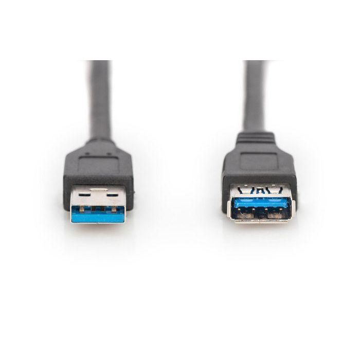Digitus USB 3.0 extension cable, type A M/F, 1.8m, USB 3.0 conform, bl 1 Digitus USB 3.0 extension cable, type A M/F, 1.8m, USB 3.0 conform, bl 1