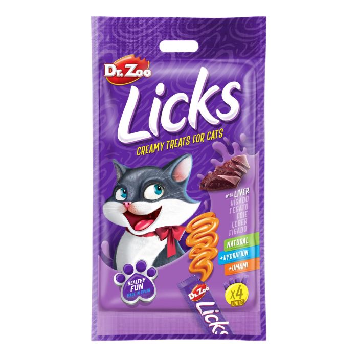 Dr Zoo Licks Gato Higado 12x4x15 gr