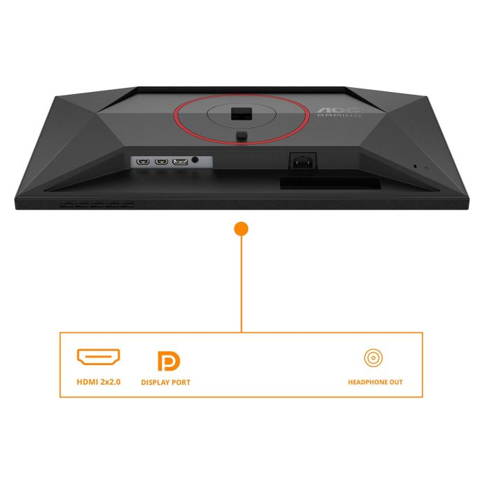 AOC Monitor Gaming 24G4HA 60.5cm (23.8") 1920x1080, 200Hz, 1ms GTG, Fast IPS, Negro/Rojo, 2xHDMI 2.0, DP 1.4, G-SYNC, FreeSync Premium 13