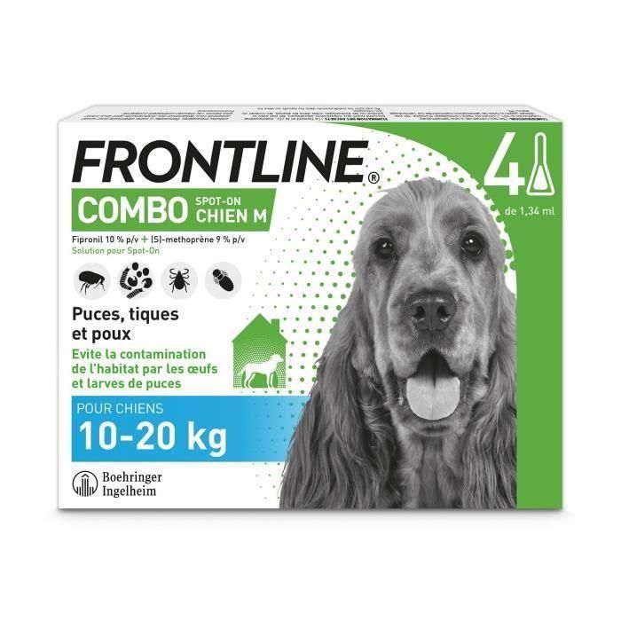 FRONTLINE Dog Combo - 10-20kg - 4 pipetas