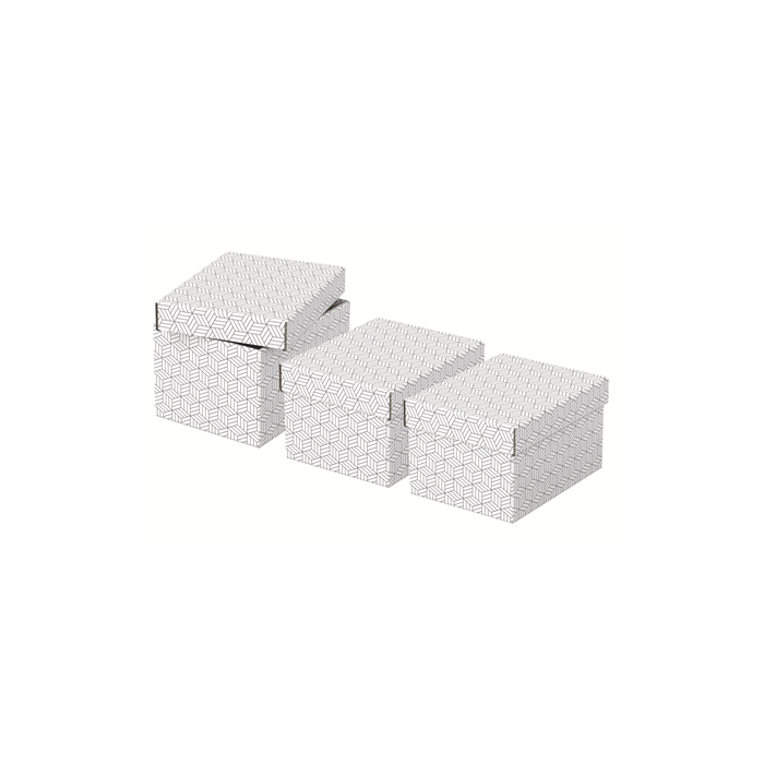 Esselte Caja de Almacenamiento Blanca 628280 Pack 3 Cajas 255x200x150mm 3 Esselte Caja de Almacenamiento Blanca 628280 Pack 3 Cajas 255x200x150mm 3