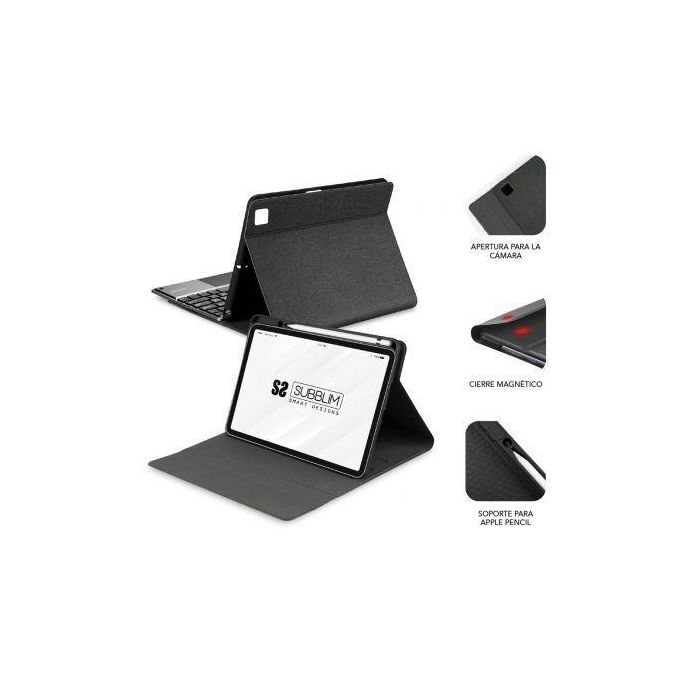 SUBBLIM funda de tablet con teclado bluetooth KEYTAB Pro BL BT Touchpad Ipad Pro 11 2020 4