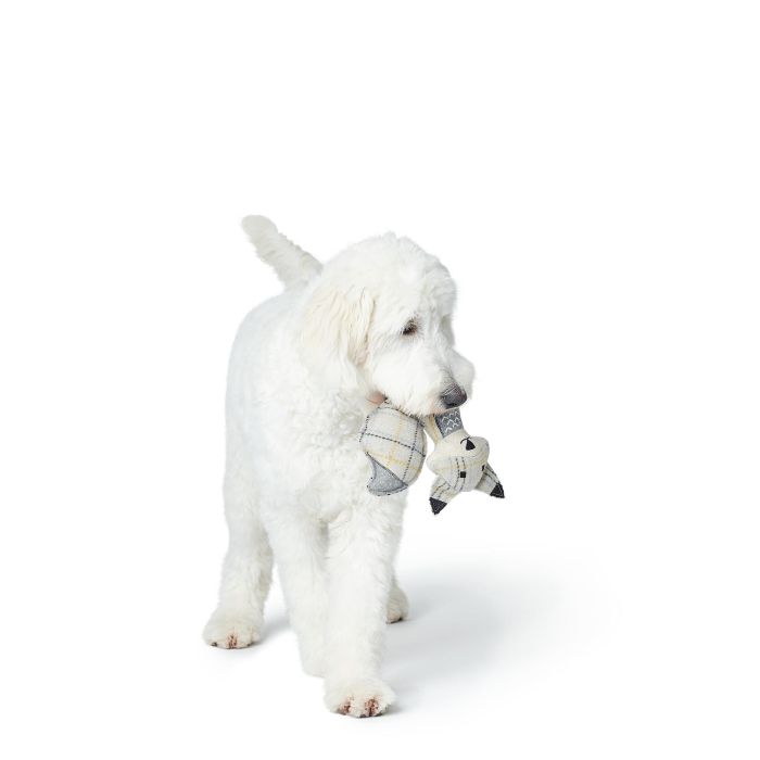 Hunter Juguete para Perro Zorro Billund 23 cm Beige con Relleno Suave y Sostenible de Lana/Poliéster Reciclado 1