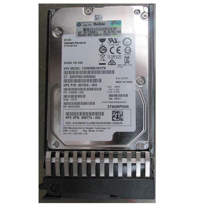 Hewlett Packard Enterprise 900GB 12G SAS 15K SFF 2.5in HDD - Disco Duro Servidor HPE Original 1 Hewlett Packard Enterprise 900GB 12G SAS 15K SFF 2.5in HDD - Disco Duro Servidor HPE Original 1