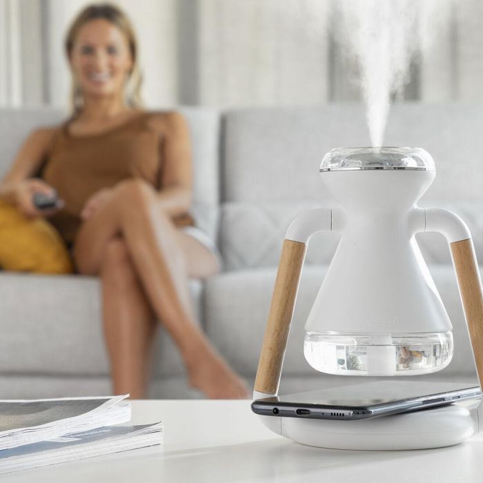 Humidificador Difusor de Aromas y Cargador Inalámbrico 3 en 1 Misvolt InnovaGoods 8 Humidificador Difusor de Aromas y Cargador Inalámbrico 3 en 1 Misvolt InnovaGoods 8