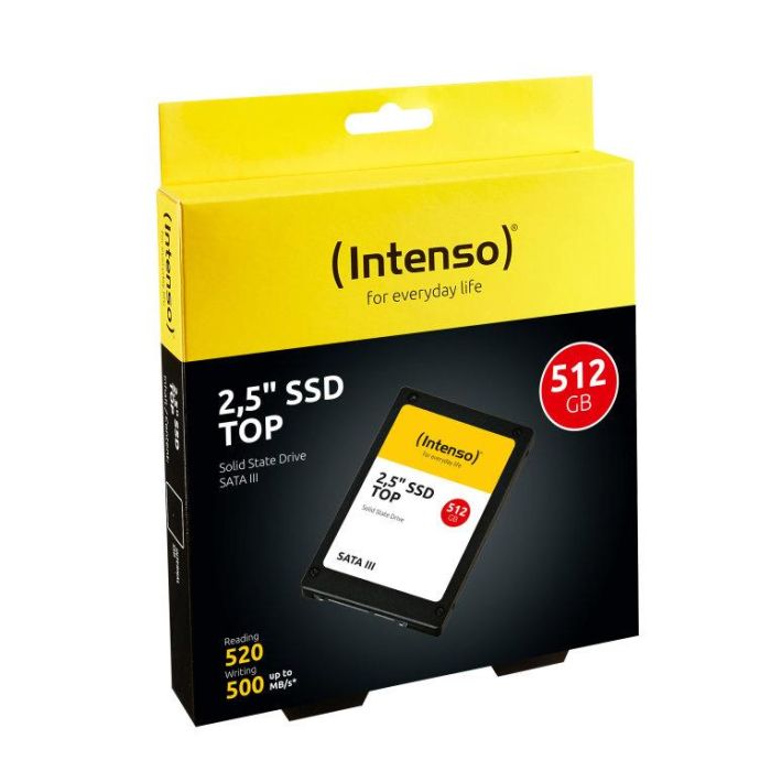 Disco Duro INTENSO Top SSD 512 GB 2.5" SATA3 512 GB SSD 1