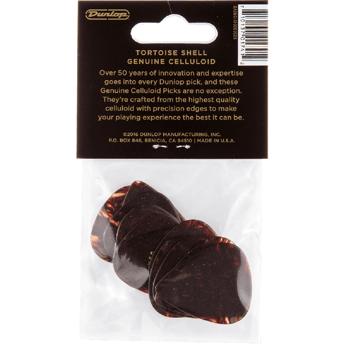Dunlop Pack 12 Púas Genuine Celluloid Heavy 1