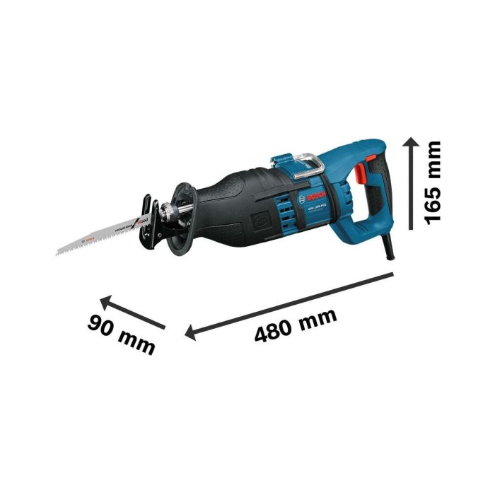 Bosch Professional GSA 1300 PCE Sierra sable con cable para corte rápido de madera 2 Bosch Professional GSA 1300 PCE Sierra sable con cable para corte rápido de madera 2