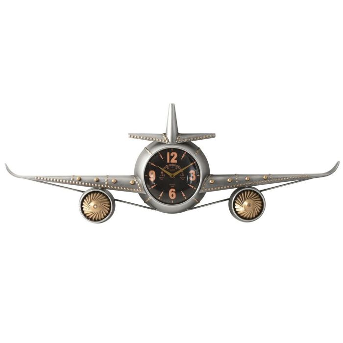 Reloj Pared Vintage DKD Home Decor Plateado Dorado 11 x 40 x 114 cm Reloj Pared Vintage DKD Home Decor Plateado Dorado 11 x 40 x 114 cm