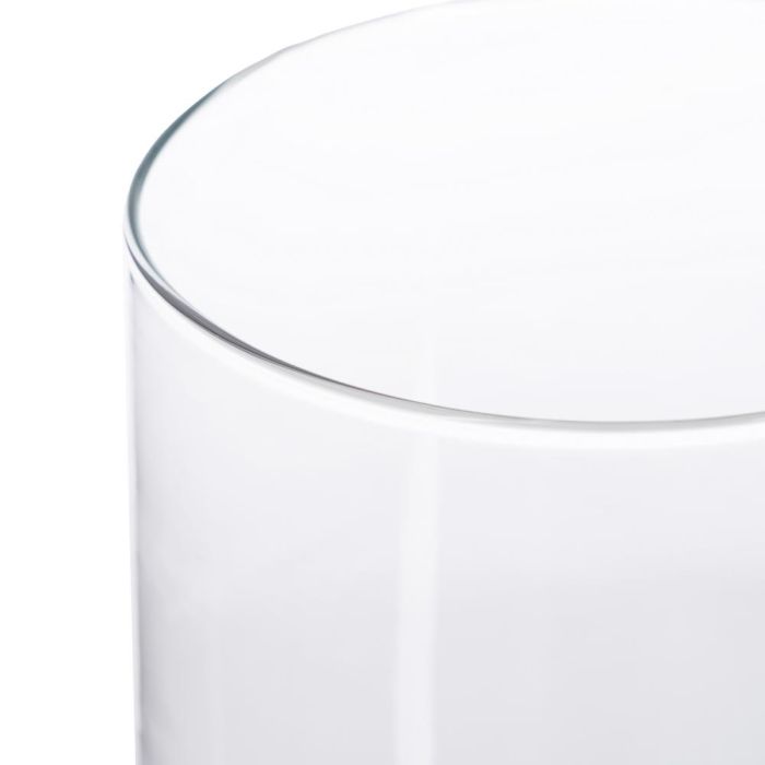 Jarrón Decoración Transparente Cristal 10 X 10 X 20 cm