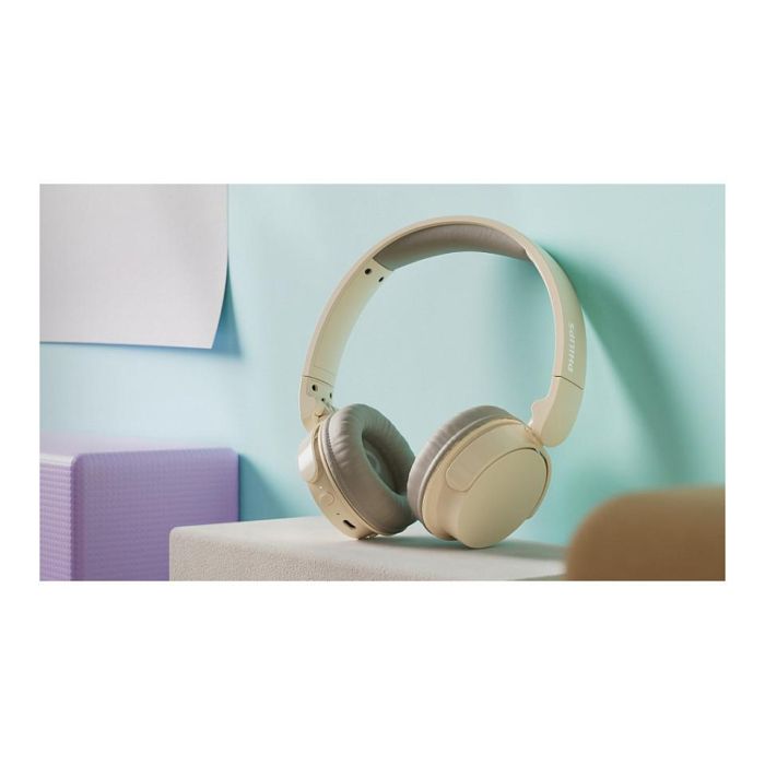 Philips TAH3209BG/00 Auriculares Inalámbricos Bluetooth Beige con Micrófono, 25h Reproducción, Llamadas Nítidas y Diseño Plegable 9 Philips TAH3209BG/00 Auriculares Inalámbricos Bluetooth Beige con Micrófono, 25h Reproducción, Llamadas Nítidas y Diseño Plegable 9