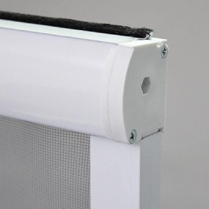 Fenetre Mosquito Net L125 x H145 cm en aluminio lacado blanco - Invisor en ancho y altura. 3 Fenetre Mosquito Net L125 x H145 cm en aluminio lacado blanco - Invisor en ancho y altura. 3