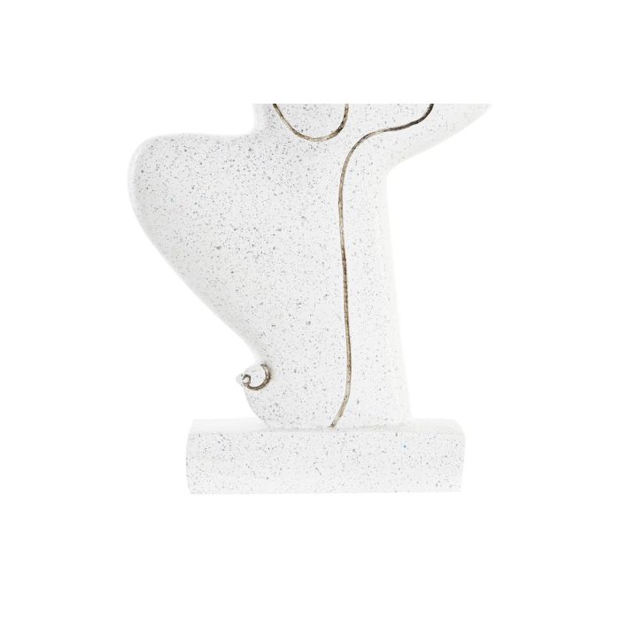 DKD Home Decor Figura Urban de Resina Cara Abstracta, Blanco y Terracota, 27x15.5x6 cm (4 Unidades Surtidas) 1 DKD Home Decor Figura Urban de Resina Cara Abstracta, Blanco y Terracota, 27x15.5x6 cm (4 Unidades Surtidas) 1