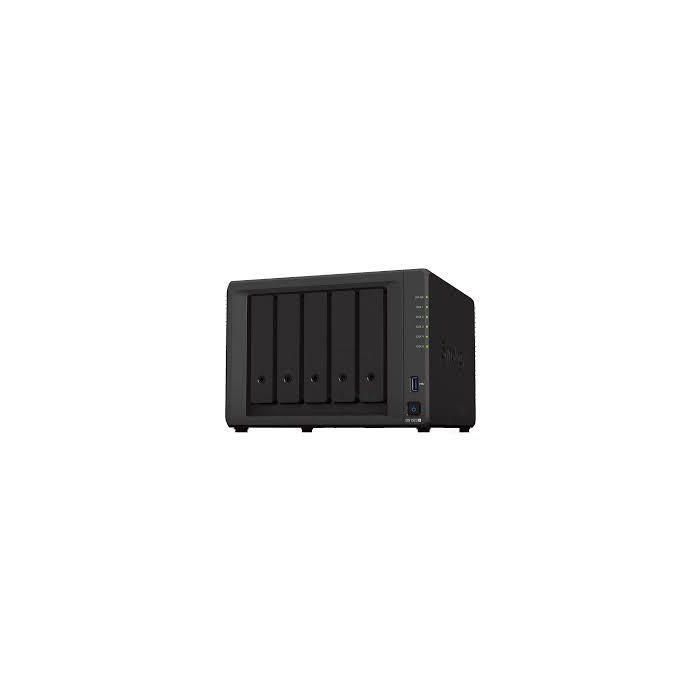 Synology DiskStation DS1522+ servidor de almacenamiento NAS Torre AMD Embedded R-Series SoC R1600 8 GB DDR4 DiskStation Manager Negro Synology DiskStation DS1522+ servidor de almacenamiento NAS Torre AMD Embedded R-Series SoC R1600 8 GB DDR4 DiskStation Manager Negro