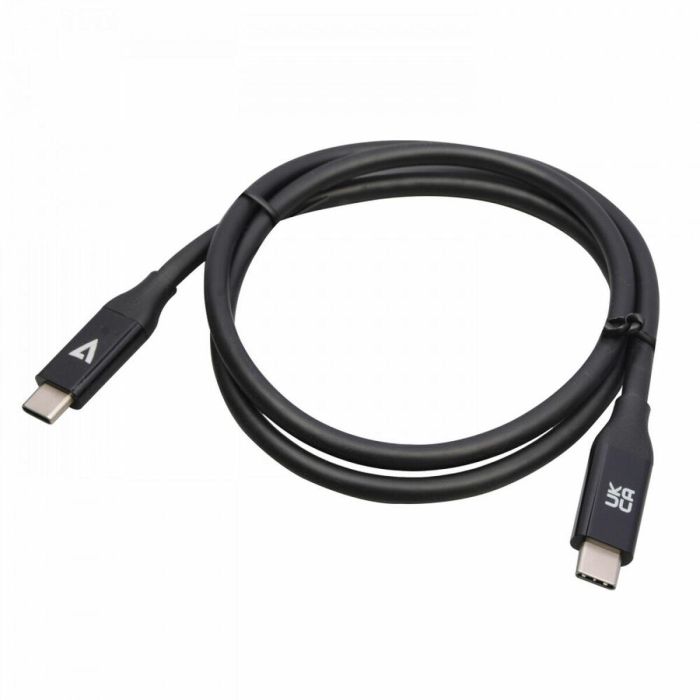 Cable Micro USB V7 V7USB4-80CM Negro 0,8 m