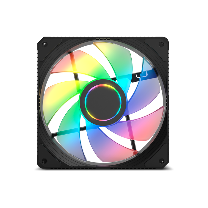 NOX NXHUMMERMFAN Ventilador 120mm ARGB Espejo Infinito 1200 RPM Hidráulico 35.5 CFM Silencioso 23 dB 1