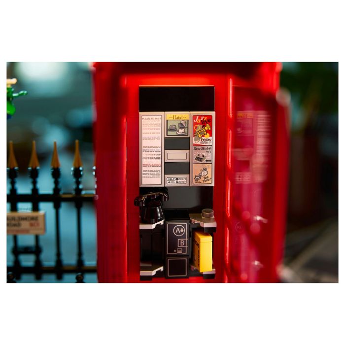 LEGO Ideas Cabina Telefónica Roja de Londres 21347, Juego de Construcción, 1460 Piezas, Multicolor