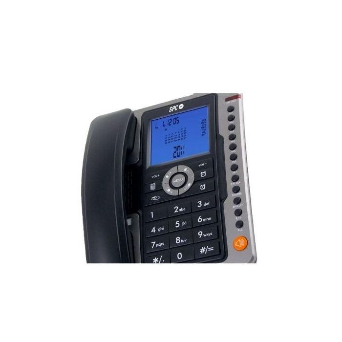Telefono Spc Sobremesa-Mural Pantalla 3,5-' Retroiluminada Con Rellamada Opcion Mute 7 Memorias Directas Color Negro 2 Telefono Spc Sobremesa-Mural Pantalla 3,5-' Retroiluminada Con Rellamada Opcion Mute 7 Memorias Directas Color Negro 2