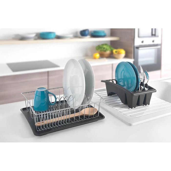 Escurridor para Fregadero Metaltex Gris (35 x 30 x 11 cm) 2