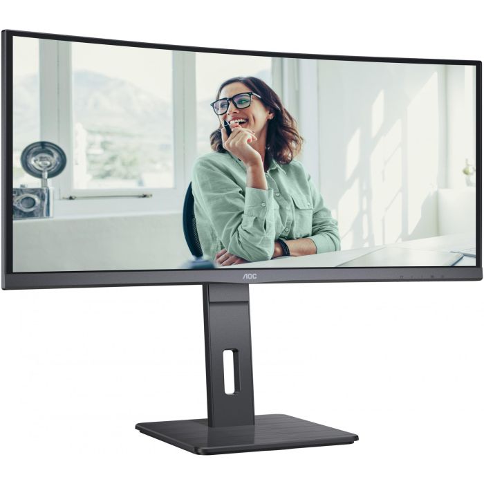 AOC Monitor CU34P3CV 86.0cm (34") UltraWide Quad HD VA Curvo 3440 x 1440 12