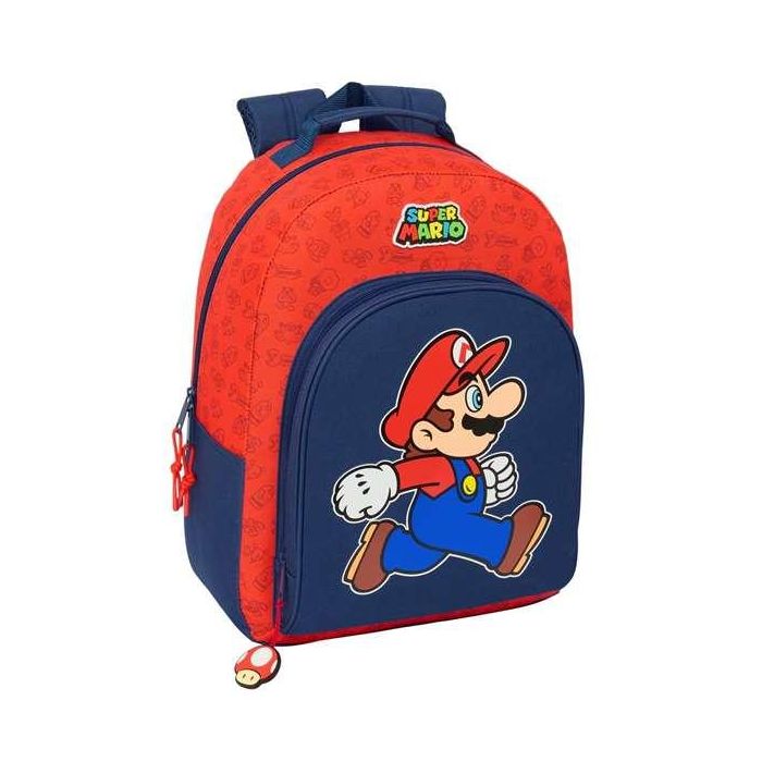 Safta Mochila Super Mario Trick Adaptable a Carro 32x42x15cm 0 Safta Mochila Super Mario Trick Adaptable a Carro 32x42x15cm 0