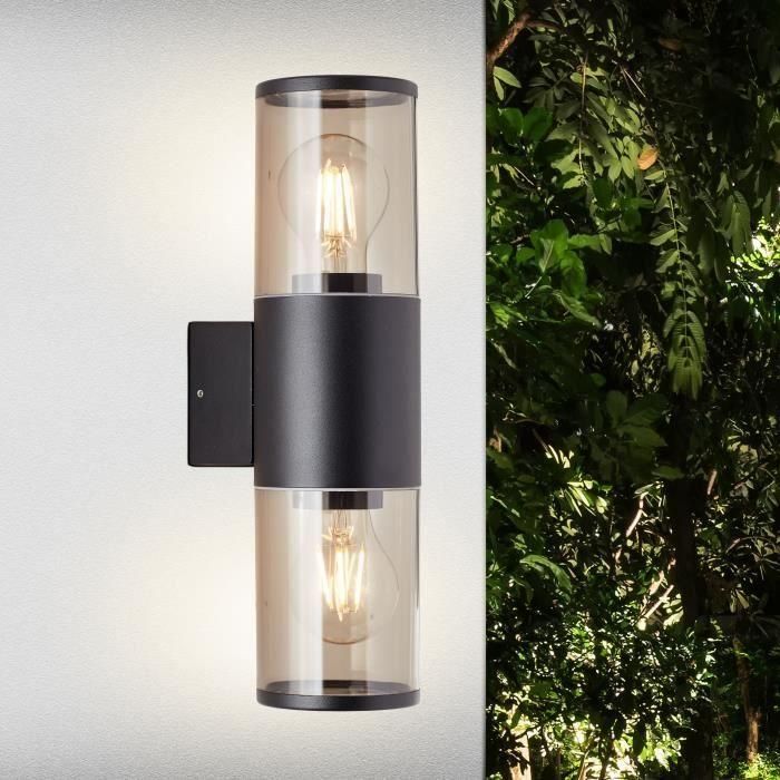 Sergioro Outdoor Applique 2L, Depoli Black, 2x27 20W, Bombilla no incluida Sergioro Outdoor Applique 2L, Depoli Black, 2x27 20W, Bombilla no incluida