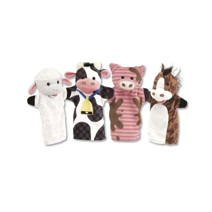 Peluche marioneta amigos de la granja melissa & doug set 4 piezas 36x6x24 cm - modelos surtidos 1 Peluche marioneta amigos de la granja melissa & doug set 4 piezas 36x6x24 cm - modelos surtidos 1