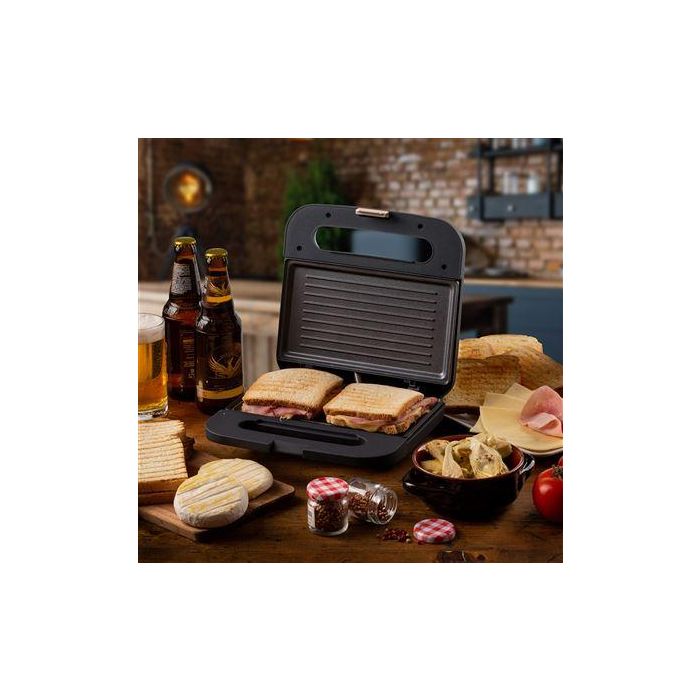 Ariete Sandwichera Breakfast Grafito con Placas Antiadherentes para Sándwiches, Hotdogs y Hamburguesas 5 Ariete Sandwichera Breakfast Grafito con Placas Antiadherentes para Sándwiches, Hotdogs y Hamburguesas 5