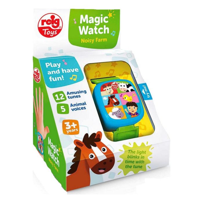 Reloj interactivo mágico animales granja 2 Reloj interactivo mágico animales granja 2