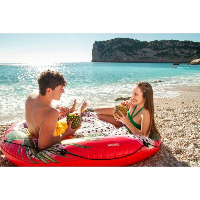 Bestway Isla Flotante Hinchable con Cuerda Fruta de la Pasion D188cm Playa y Piscina 43720 15